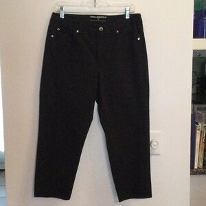 Karl Lagerfeld black Capri jeans